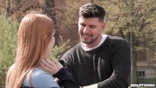 Two redheads have sex and make a beautiful interboob