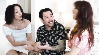 A rich man is having fun with a lonely woman