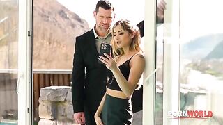 Veronica Leal seduces the pool guy for a DP fuck