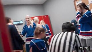 In sex, as in sports, defense is important. A short film about a blonde