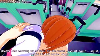 Deku fucks Ochaco in a steamy MY HERO ACADEMIA scene