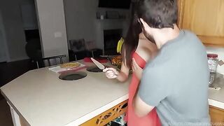 Stacy Squeaks got her pussy full of jizz after sucking big tits