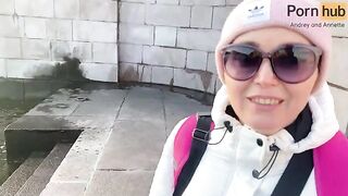Instead of a walk, he pulled me to fuck at the hotel - POV