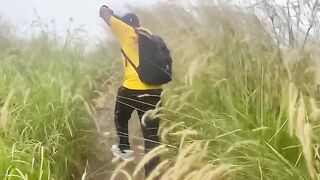 Outdoor sex adventure of a Pinay couple in a forest area