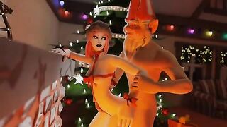 Christmas-themed Fortnite compilation featuring the hottest animated 3D scenes in full HD