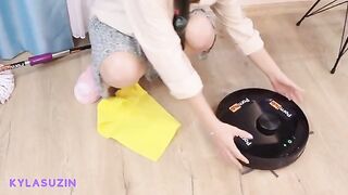 A hot Turkish girl is playing a role, showcasing her passion intensely