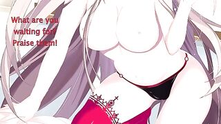 Saint and sinner's passionate encounter in hentai style