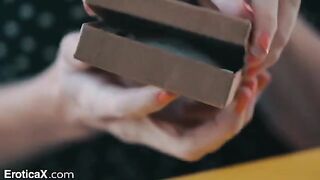 Sexxy Birthday Surprise with a threesome featuring intense action