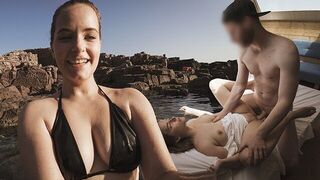 A German girl is begging to be fucked on camera