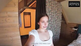 A German girl is begging to be fucked on camera