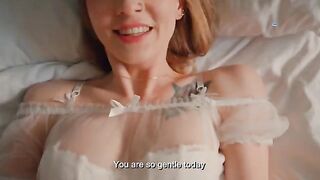 Morning sex with a beautiful woman, gently done
