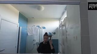 A cute teen gets fucked on a new sofa in a new country