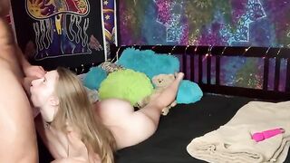 Young and petite girl getting fucked hard and deep