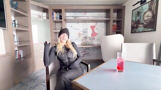 A plan of action for a encounter in the office with a stunning blonde