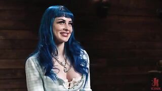 BDSM sex with a girl who loves to be tied up and dominated