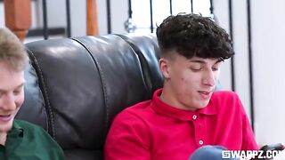 Sex does not end with love, especially on the couch. Group fun!