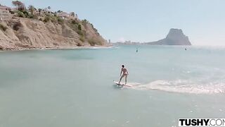Relaxing vacation with a side of anal pleasure