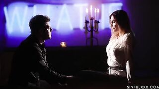 Romantic sex of a young couple in an intimate setting