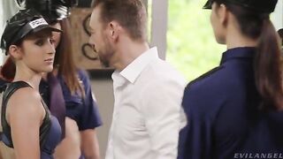 The first group sex experience of a young girl at the wedding party