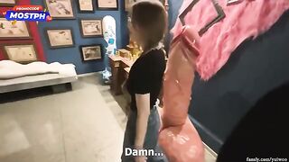 A cute and shy student got fucked by a big cock