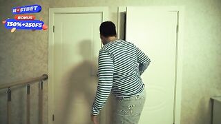 A guy fucked his brother's pregnant wife, a thrilling Russian scene