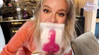 Two girls are having fun with a guy who loves sex very much