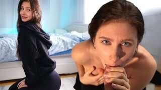 He called her over after training and treated her to a cock