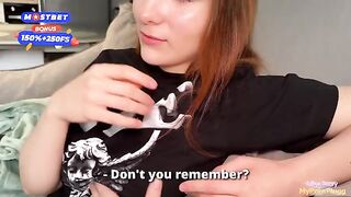 My neighbor helps me with his strong dick when my BF is not around