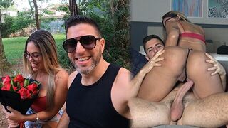 Picked up a Brazilian girl with a great ass in the park and fucked her hard