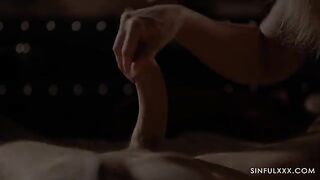 Blowjob action with an captivating view of the surrounding area