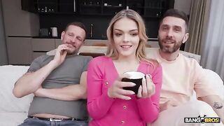A guy taught the girl to speak a new language in a sensual way