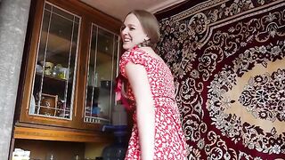 The girl from the village is always hot and sexy!