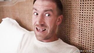 It's hard to lubricate a cock that size with your mouth