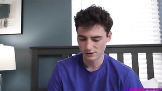 A girl is asking where a guy is going to come, and he shows her
