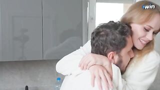 The plumber checked the pipes, then the housewife’s tight pussy