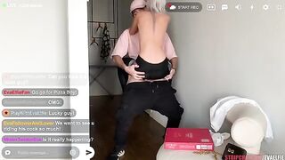 Ready to stream: Eva Elfie gets oiled and fucked in a steamy pizza delivery scene