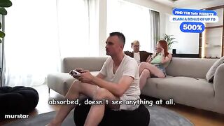 Don't moan, or your stepbrother will fuck in your mouth