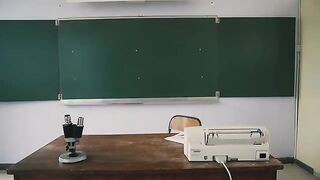 We like attending classes, especially when the teacher is sexy and gives intimate instructions