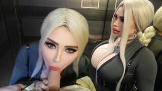 Elevator made for quick sex sessions, not just viewing