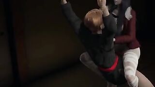 A red belt fighter gets humiliated by Karura Kure in a Kengan Ashura scene