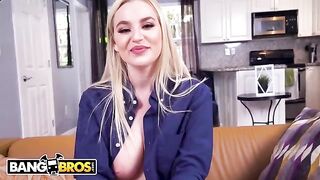 Curvy blonde PAWG Blake Blossom rides Leo Valentino’s cock