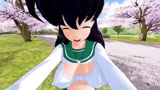 Kagome got fucked hard by an angry demon