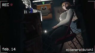 FNAF Security Breach Vanessa gets fucked in the office of Freddy Fazbear Mega Pizzaplex