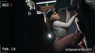 FNAF Security Breach Vanessa gets fucked in the office of Freddy Fazbear Mega Pizzaplex