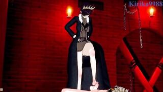 Asta fucked deep in the secret room by a crazy girl