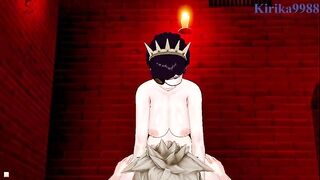 Asta fucked deep in the secret room by a crazy girl
