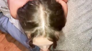 The guy prepared his member for a long sex session with a stunning neighbor