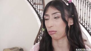 He played his dick and the girl caressed him with her tits