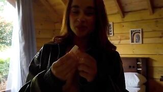 The girl with the trump cards came to the couple’s house for anal sex