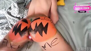 Fella smashed pumpkin on a girl and fucked her hard